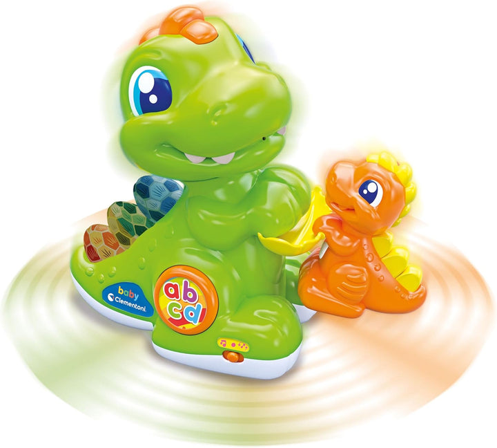 Clementoni Baby Dino-Dinosaurier Welpe, Aktivitätszentrum, interaktives elektronisches Spiel 10 Mona