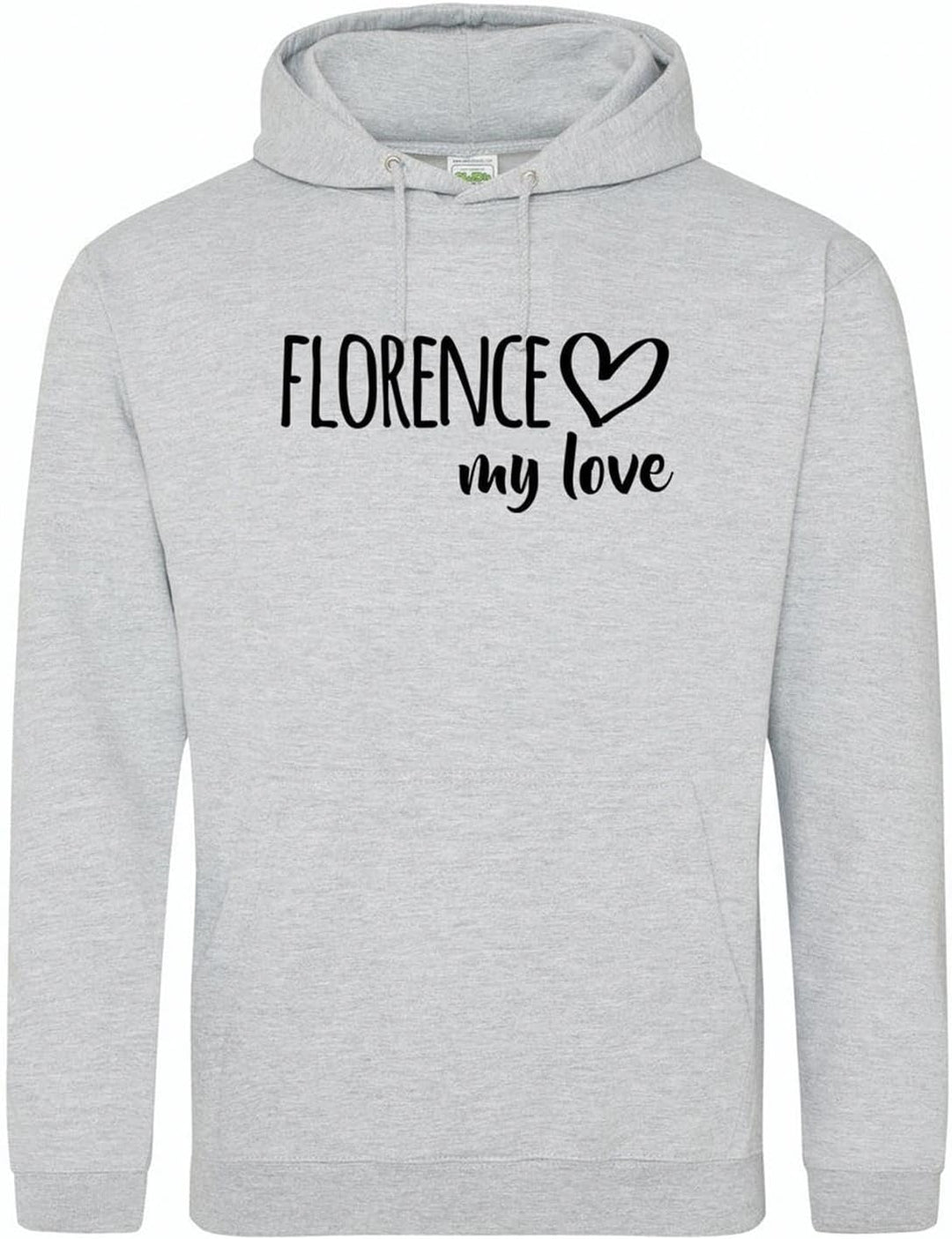 huuraa Unisex Hoodie Florence My Love Pullover Vegan Grösse S-3XL für alle Fans von Florenz Italien