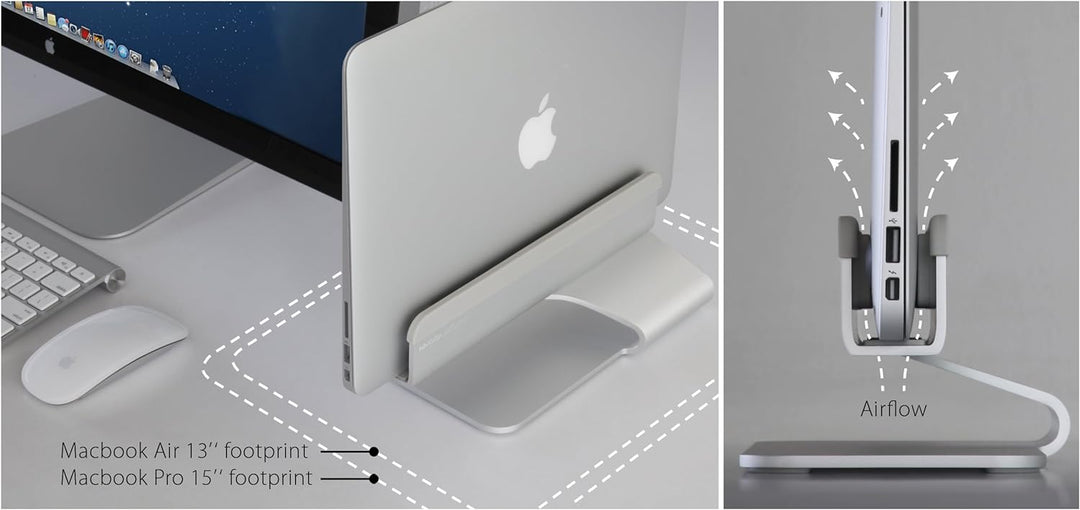 Rain Design mTower Vertikale Ständer für MacBook - MacBook Pro - Laptopständer Space Grau Space Gray