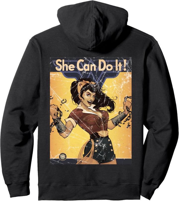 DC Bombshells Wonder Woman-Poster Do It Pullover Hoodie
