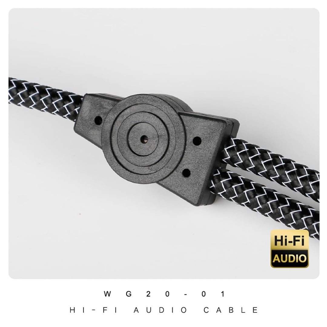 High End 3.5mm Klinke auf Cinch Kabel, Kupfer und Silberlitzendrähte 3.5mm Klinke auf 2RCA Y Splitte