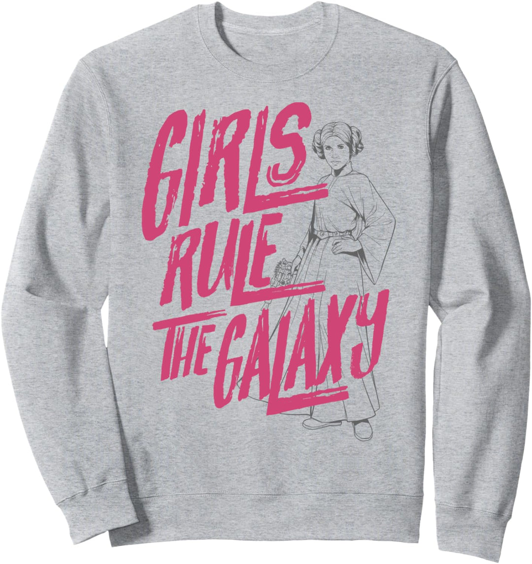 Star Wars Princess Leia Girls Rule The Galaxy Sweatshirt