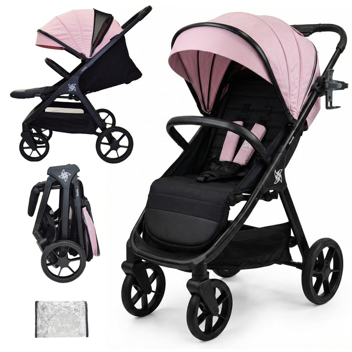 SPACELY, kinderwagen Buggy, bis zu 22 kg, Kinderwagen sehr gross und komfortabel, geräumige Sitz, se