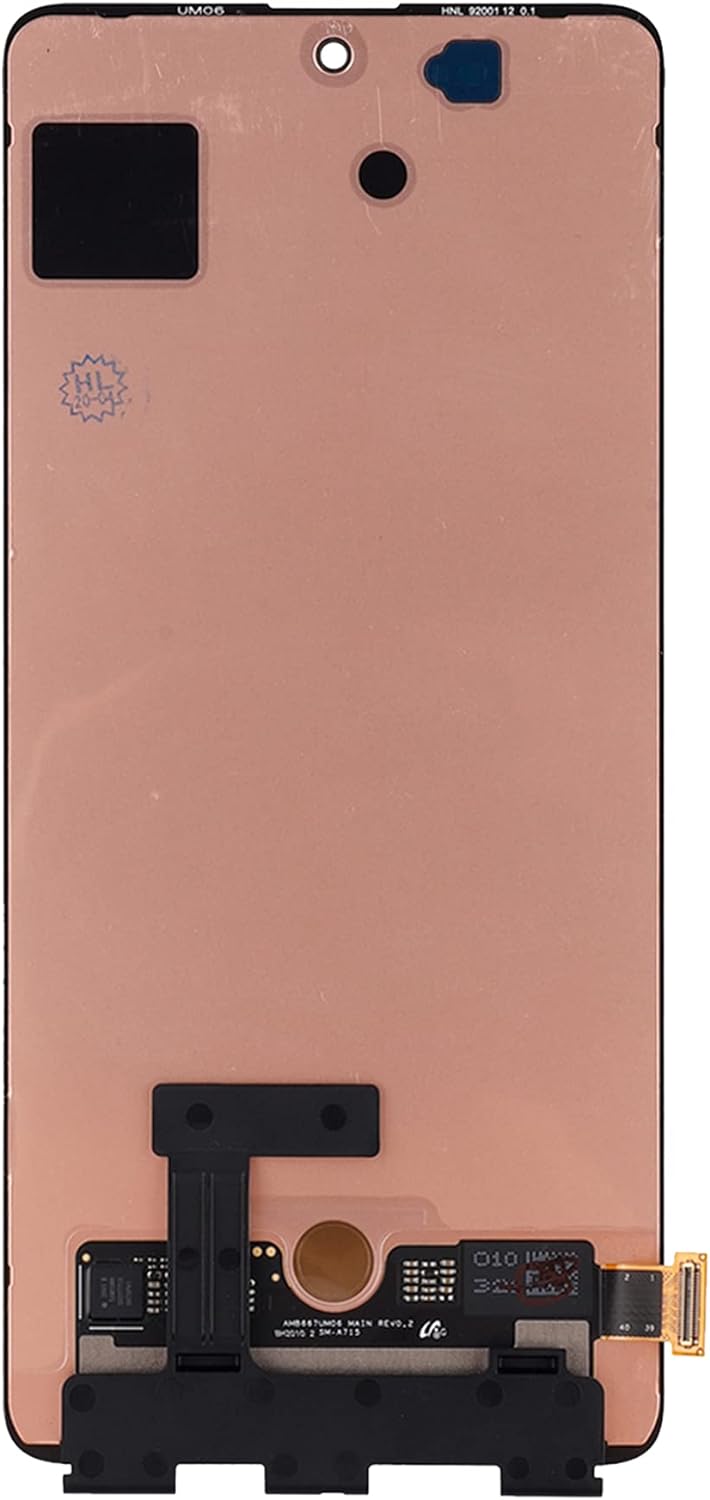SwarKing OLED kompatibel mit Samsung Galaxy A71 LCD Display Touch Screen Digitizer (Schwarz ohne Rah