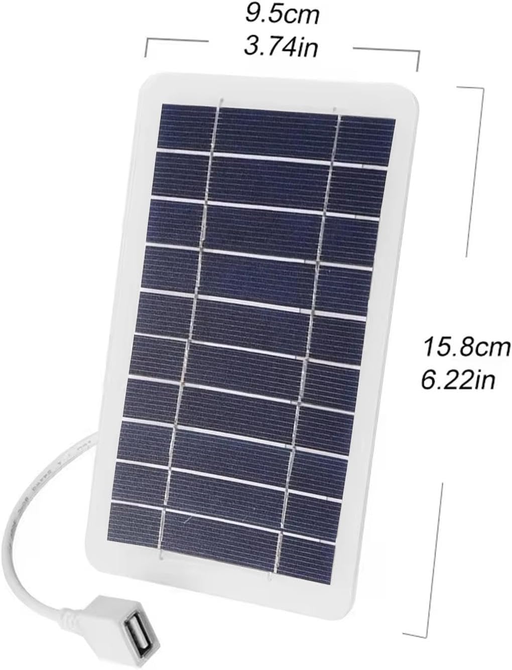 Sol USB - Tragbares Handy-Aufladen | Überwachungskamera Solarpanel - für, Rucksackreisen, Reisen, Fr
