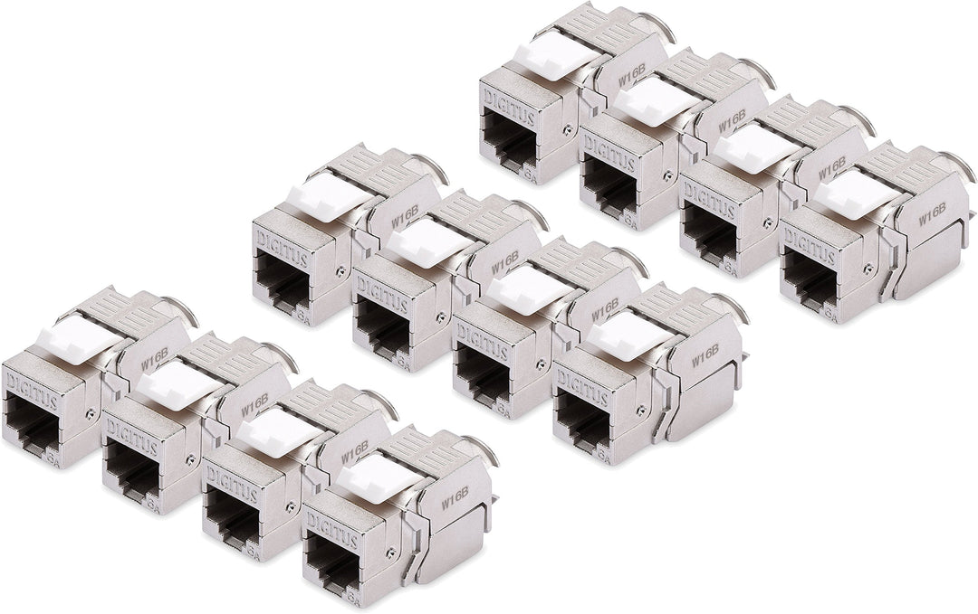 DIGITUS Professional DN-93615 CAT 6A Keystone Jack, geschirmt, 500 MHz, ISO/IEC 11801:2002 AM2:2009/