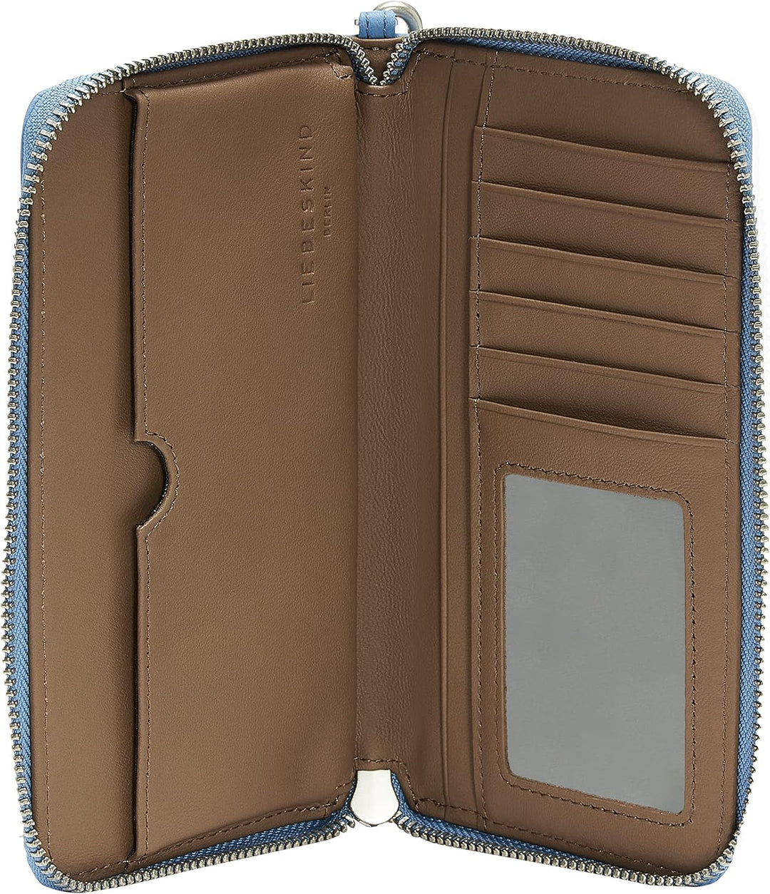 Liebeskind Damen Vivian Purse XL Extra Large (HxBxT 10cm x 18cm x 2.5cm) Blau, Extra Large (HxBxT 10