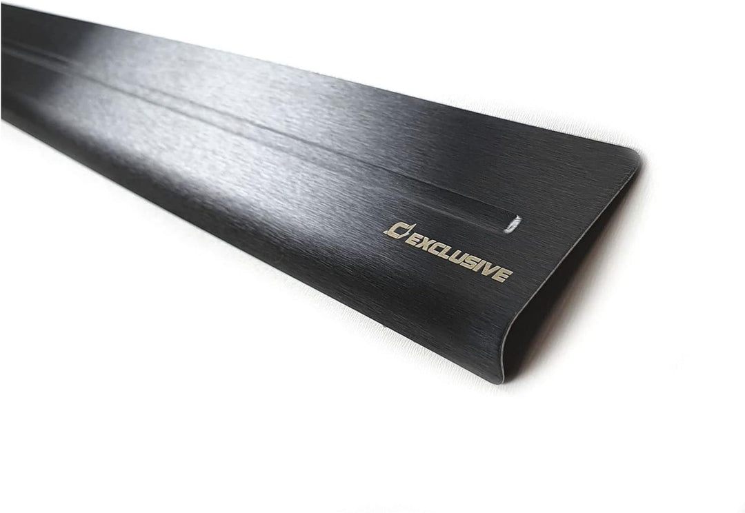 M MOTOS Satin Schwarz Edelstahl-Einstiegsleisten für Citroen Jumper III 2014 5 -türig. Erhöhter Fahr