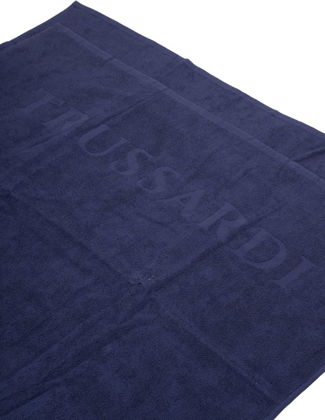 Trussardi Strandtuch für Schwimmbad oder Spa, Baumwollschwammstoff mit Logo, 170 x 90 cm (ungefähr),