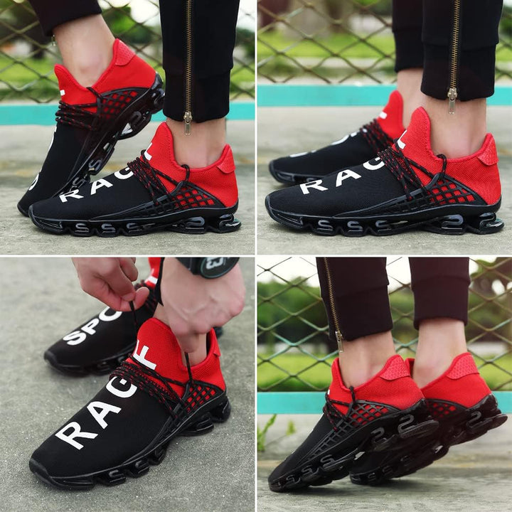 FUSHITON Sportschuhe Herren Laufschuhe Damen Turnschuhe Freizeitschuhe Atmungsaktiv Sneakers Mode St
