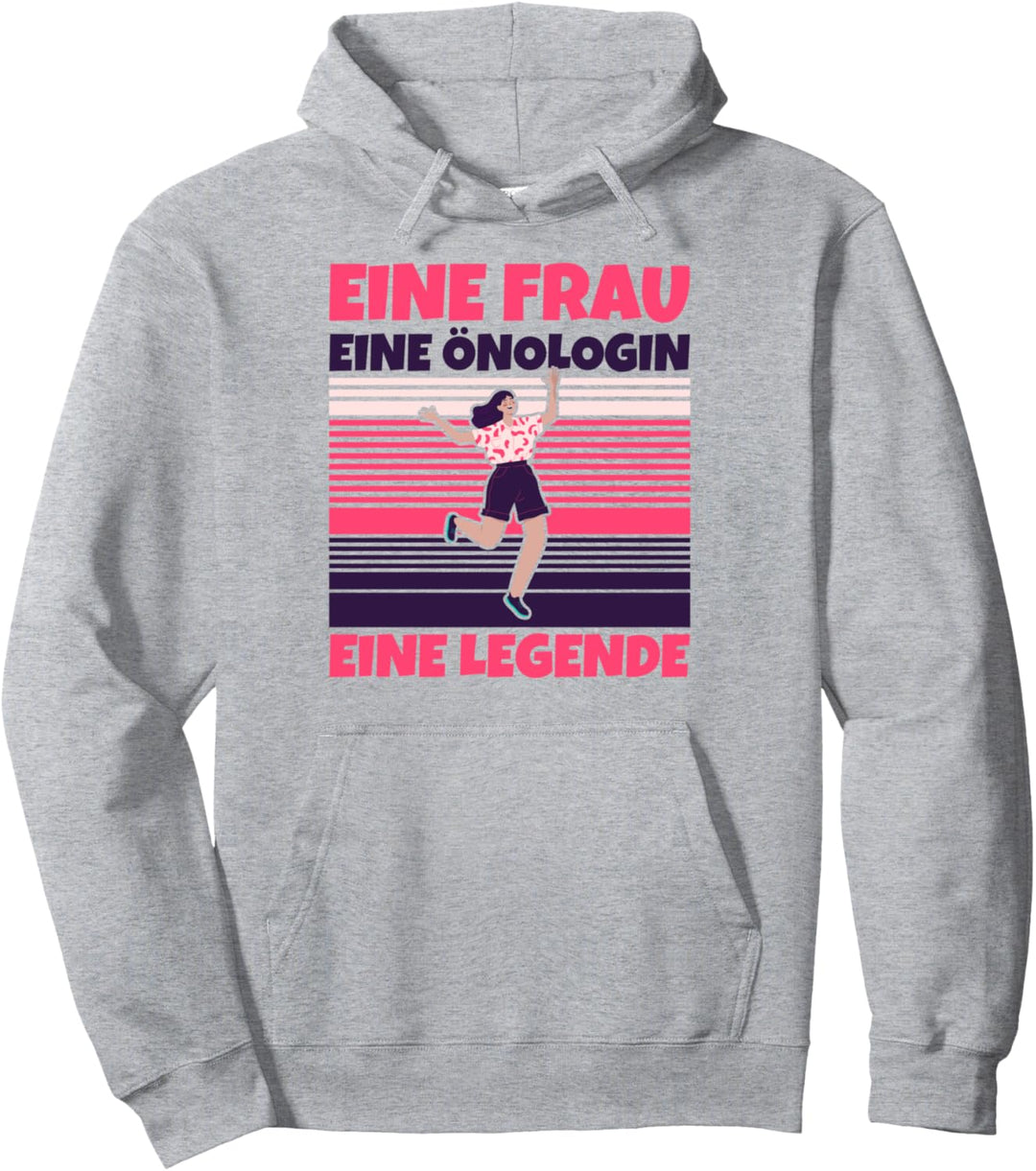 Önologin lustig - Eine Frau, eine Önologin, eine Legende Pullover Hoodie