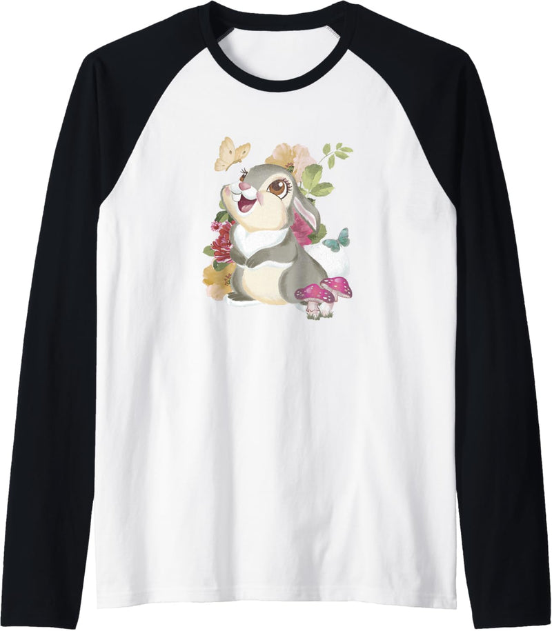 Disney Bambi Thumper Surrounded By Butterflies Raglan