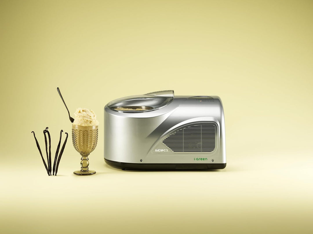 Nemox Gelato NXT1 L'AUTOMATICA i-Green Haushalts-Eismaschine Vollautomatisch (Silber)