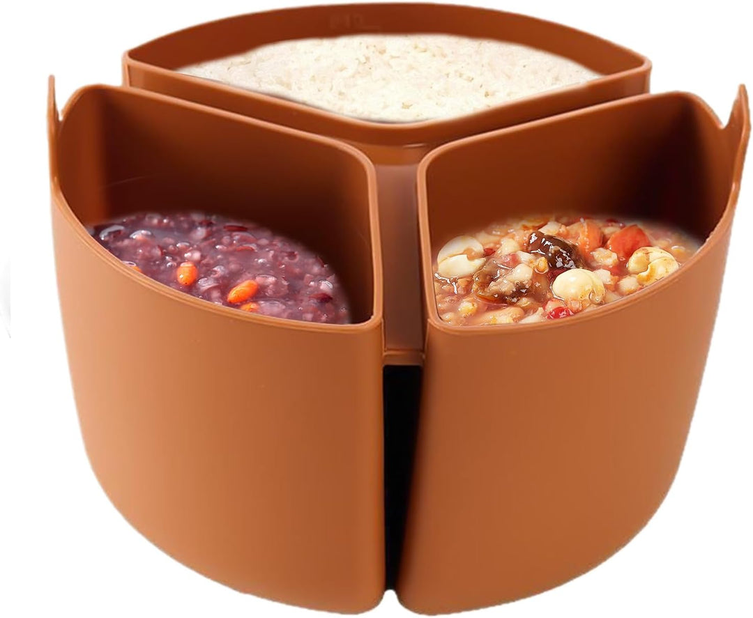 Silikon -Eintopf -Pot -Liner, Slow Cooker -Trenner Silikoneinsätze - Geteilter Eintopf Pot Insert -
