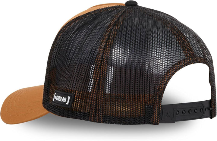 Capslab Trucker Cap mit Patch – Chupa Chups Logo – Offiziell lizenzierte Retro Cap – Snapback verste