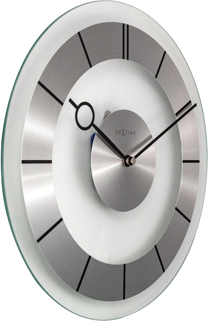 NeXtime NT2790 Retro Wanduhren, Metall und Kunststoff, Glass, Ø 31 cm