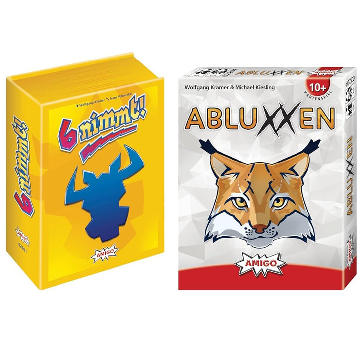AMIGO 02401 6 nimmt 30 Jahre-Edition & 02204 Kartenspiel, bunt Bundle mit Kartenspiel