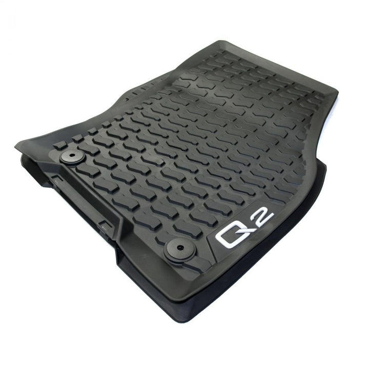 Audi 81B061501041 Original Q2 Gummi Fussmatten Allwettermatten Gummimatten, schwarz