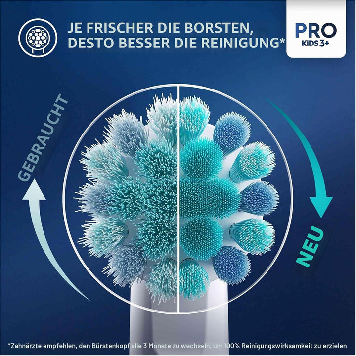 Oral-B - Vitality Pro Kids Frozen HBOX, Batteriebetrieben, Zahnbürste, Schwarz