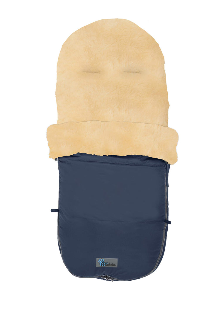 Altabebe (MT2280LP-62) Lammfell-Fusssack, passend für Bugaboo Joolz Kinderwagen, Winterfusssack Wind