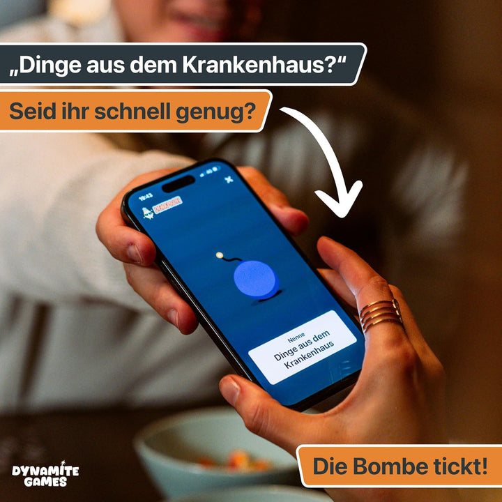 Das Brettspiel mit App, interaktives Quiz-, Wissens- und Familienspiel, Gesellschaftsspiel für 3-6 P