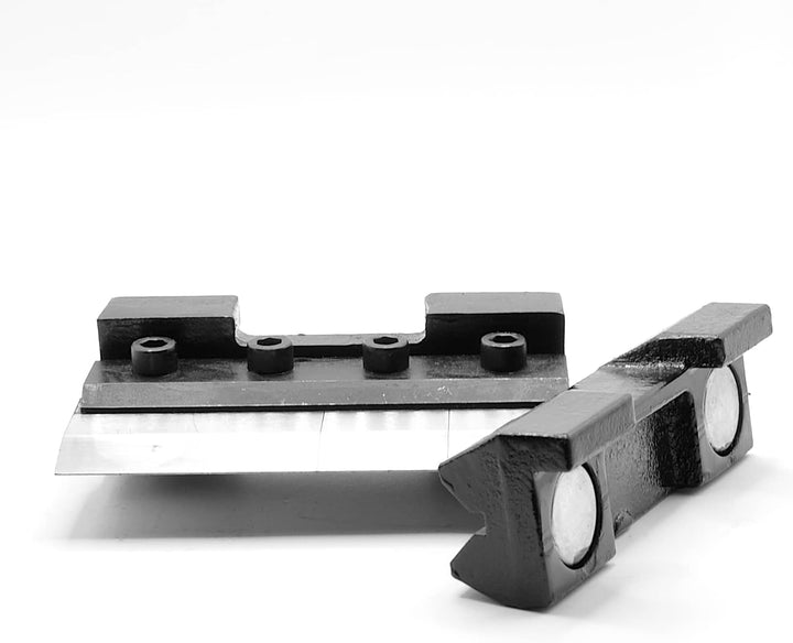 Biegevorrichtung Schraubstock 125 mm Biegebacken mit Magnethalterung Abkantbacken biegen Handbieger