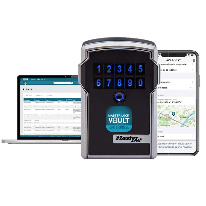 Master Lock Smart Connected Schlüsseltresor für Unternehmen und Industrie, Verschlüsselung nach Mili