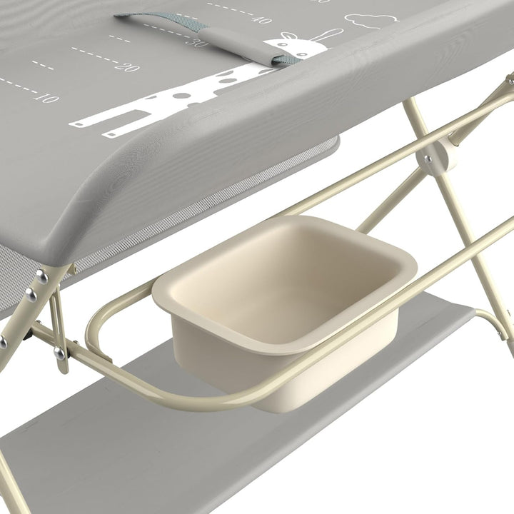 Wickeltisch, 3-in-1, Wickelkommode für Baby, von Geburt bis 12 Monate (bis 25 kg), Wickeltisch, falt
