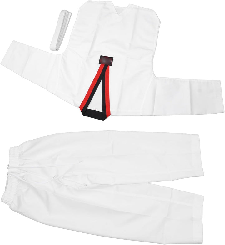 VGEBY Taekwondo-Anzug, Bequem und Atmungsaktiv, Trainingsuniform, mit K?rpergr??e 136 bis 146 cm for