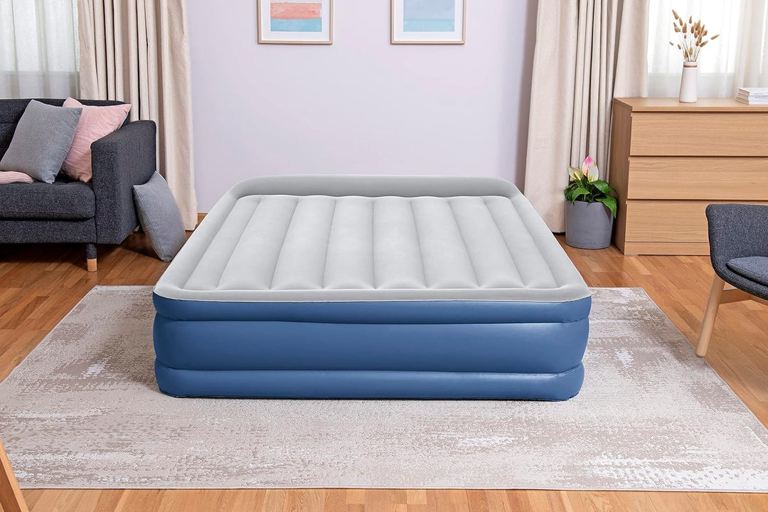 Bestway TriTech Luftbett Vento mit integrierter Elektropumpe Double XL/Mid 203 x 152 x 46 cm