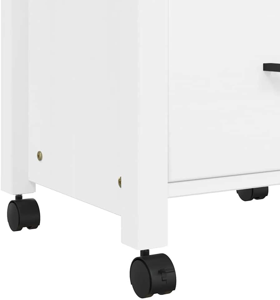 vidaXL Küchenwagen, Servierwagen mit viel Stauraum, Beistellwagen für Küche Wohnzimmer Badezimmer, T