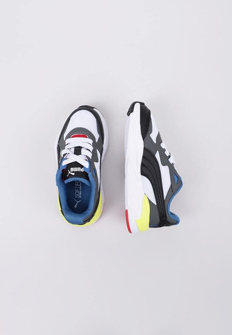 PUMA Unisex Baby X-ray Speed Ac InfSneaker 20 EU Puma White Puma Black Dark Shadow Vallarta Blue, 20
