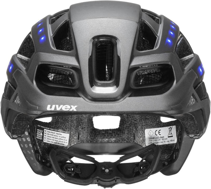 Uvex Finale Light 2.0 MTB Fahrrad Helm matt schwarz/grau 2024 52-57 cm, 52-57 cm