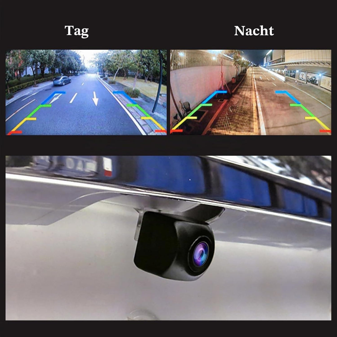 AHD Rückansichtskamera kompatibel mit LXKLSZ -Auto -Funk -Nachtsicht Wasserprofi -Rückkehrkamera mit