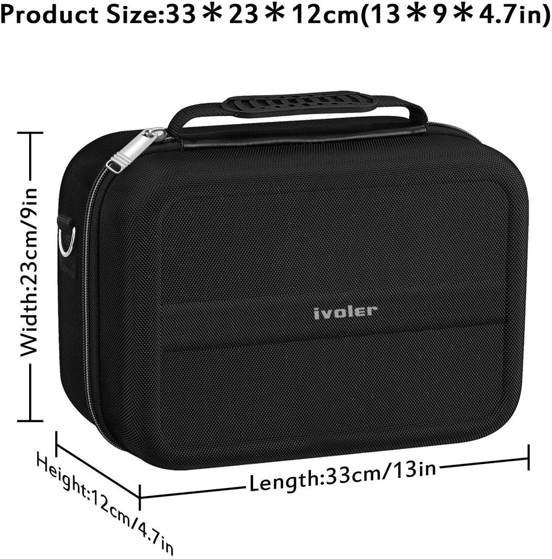 ivoler Tasche Kompatibel mit Nintendo Switch/Nintendo Switch OLED, Deluxe Harte Tragetasche Schutz P