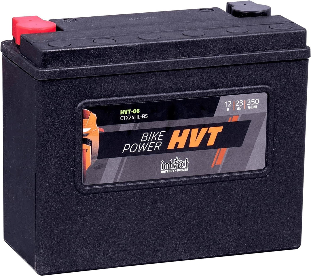 intAct - HVT MOTORRADBATTERIE | Batterie für Roller, Motorrad, Rasentraktor. Wartungsfreier &amp; auslau