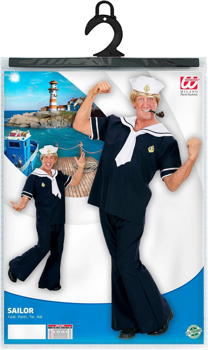 WIDMANN MILANO PARTY FASHION W Kostüm Matrose, Uniform, Seemann, Marine, Faschingskostüme, M