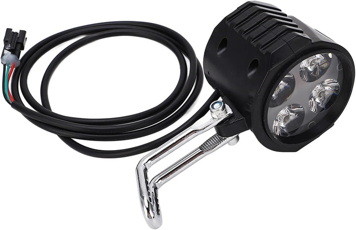 Denash Elektroroller-Frontlicht, Elektroroller-Hupenscheinwerfer Universal 12-72 V ABS Praktisches 1