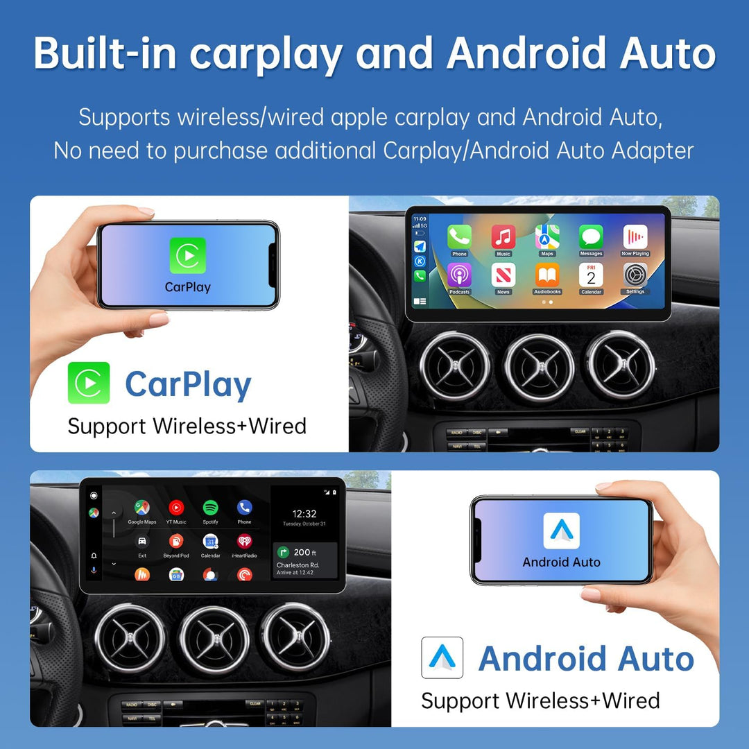 Road Top 12,3 Zoll Autoradio Carplay für Mercedes Benz A/B-Klasse GLA CLA | W176 W246 C117 X117 X156