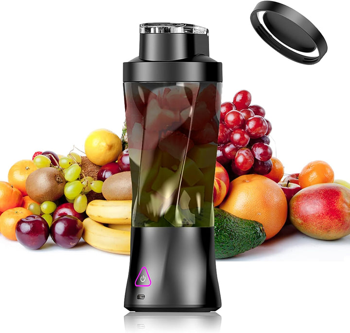 Smoothie Maker,Tragbarer Mixer/Blender 700ml,Leistungsstarker Mini Mixer To Go,6000 mAh Batterie,Por