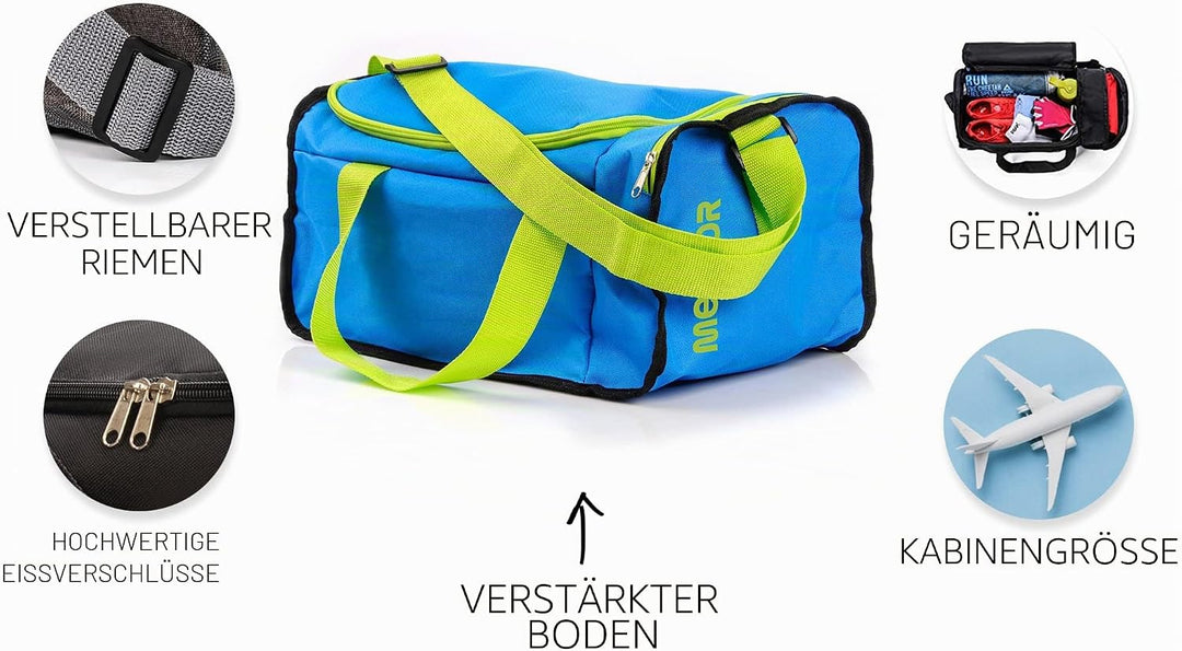 meteor 20 40 L Sporttasche - Kinder Badetasche Herren schwimmtasche Schultertaschen Reisetasche Urla