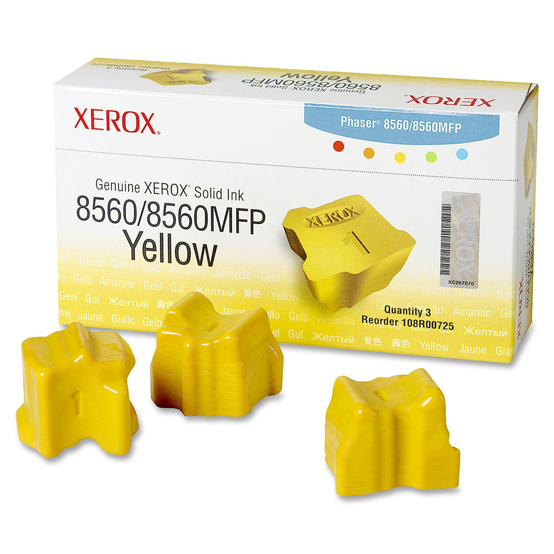 Xerox Solid Ink für PH8560/8560MFP, 3-Stück, gelb