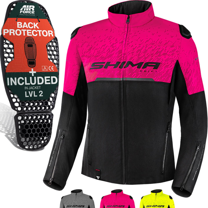 SHIMA Damen Drift Jacke, Rosa, S Damen Vent S Rosa, Damen Vent S Rosa