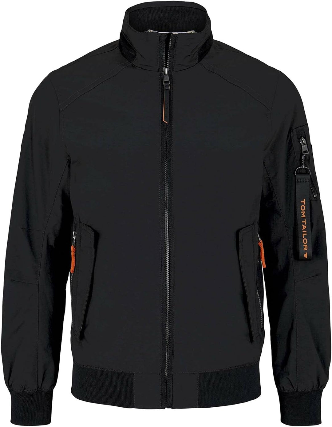 TOM TAILOR Herren Jacken Blouson Jacke mit Stehkragen Black,L,29999,2999