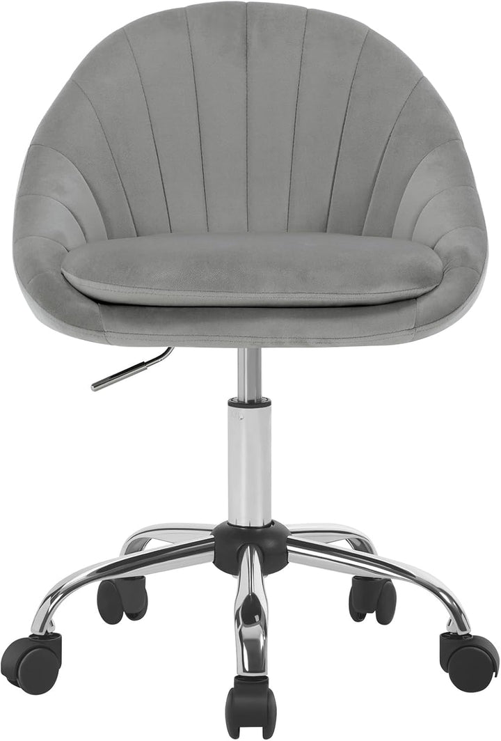 WOLTU Homeoffice Stuhl, Bürostuhl ergonomisch, Schminkstuhl drehbar, Drehstuhl mit Rollen, Schreibti
