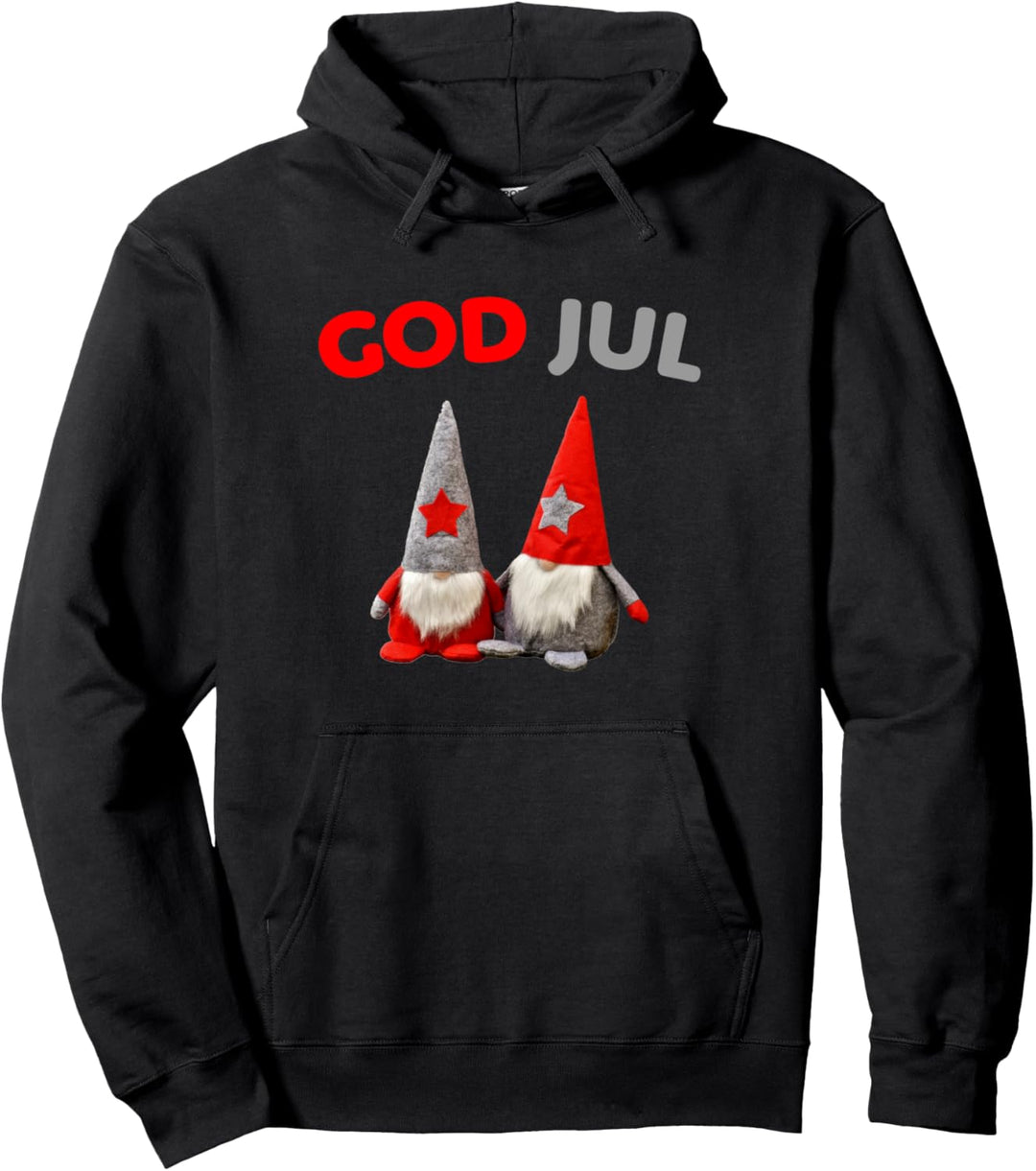 God Jul Merry Christmas in Swedish & Norweger - Weihnachten Pullover Hoodie