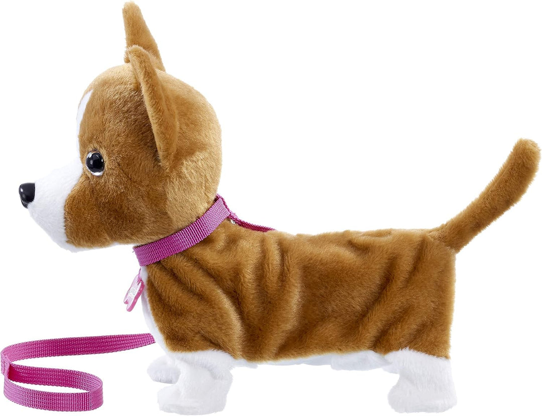 Animagic Lizzy the Walking Corgi, Interaktives Stofftier ab 2 Jahren, Plüschtier Hund, Lizzy