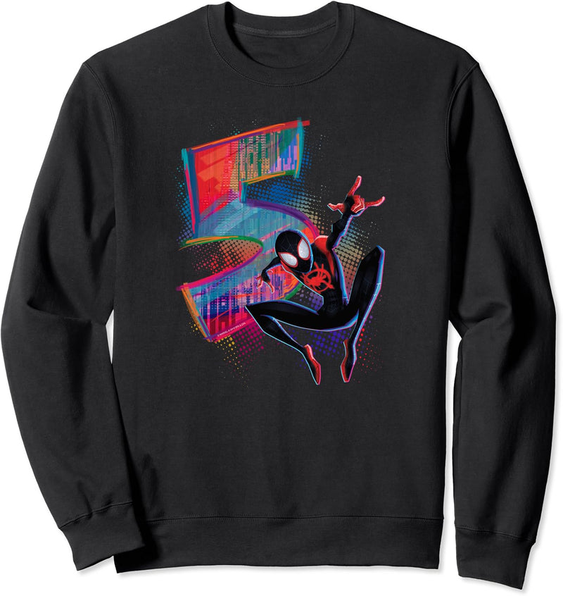 Marvel Spider-Man Miles Morales 5th Birthday Graphic Sweatshirt