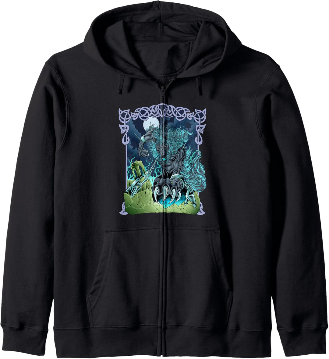 Fenrir in Asgard - Fenriswolf Kapuzenjacke