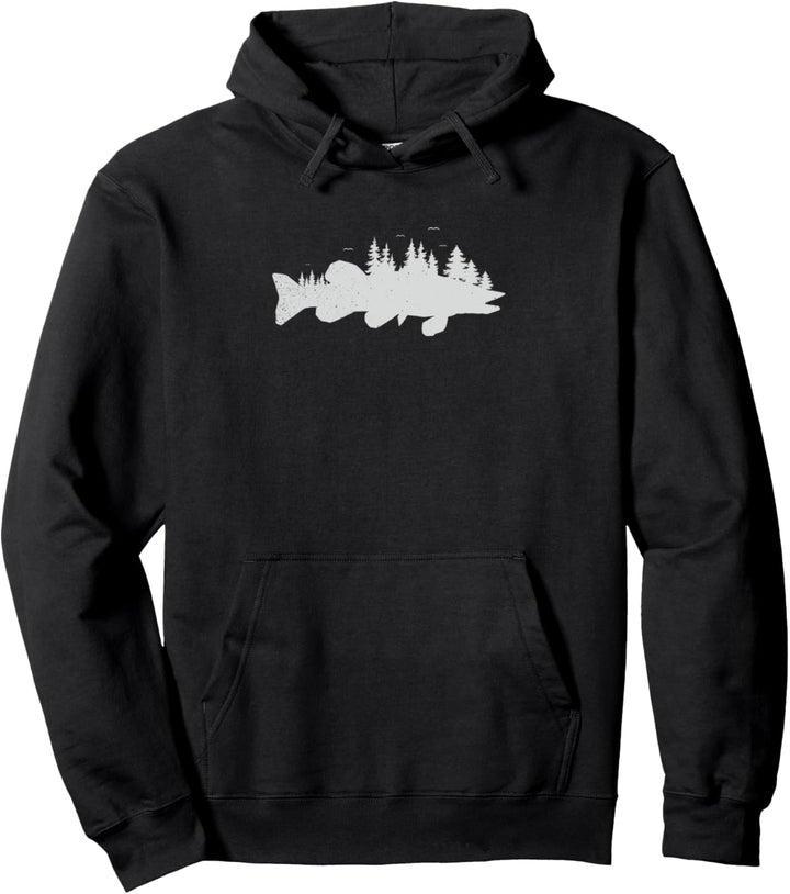 Hecht Wald Natur Hecht Angler Pullover Hoodie